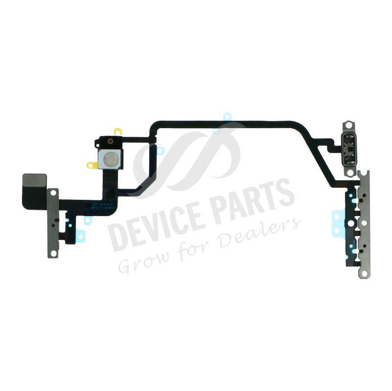 Power&Volume Button Flex Cable with Metal Bracket for iPhone XR Ori R