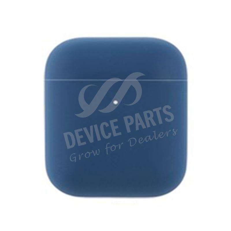 Anti-drop Dust-proof Bluetooth Earphone Silicone Case for AirPods 1/AirPods 2 Midnight Blue