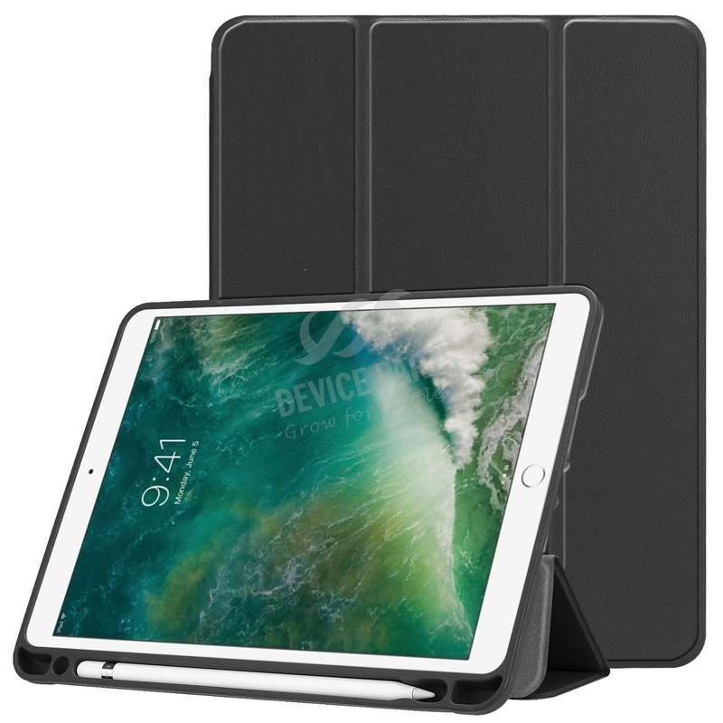 Solid Color Horizontal Deformation Flip Leather Case With Pen Slot for iPad 9.7 (2017/2018) iPad ...