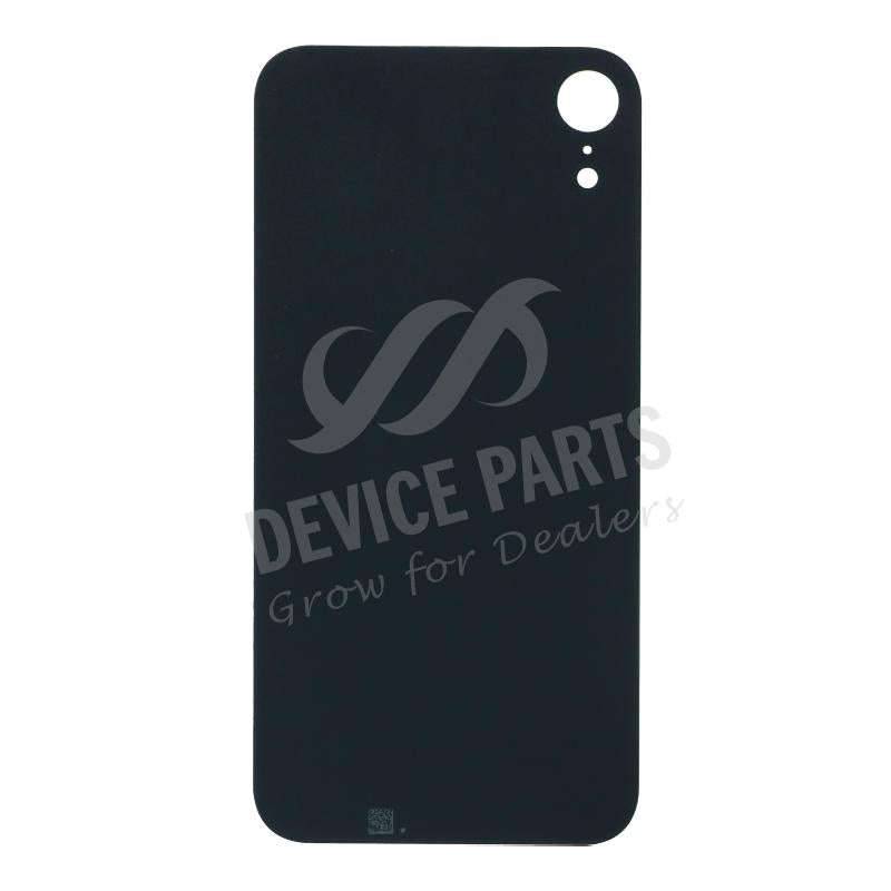 Battery Door with Adhesive for iPhone XR EU & Large Hole Version Black OEM