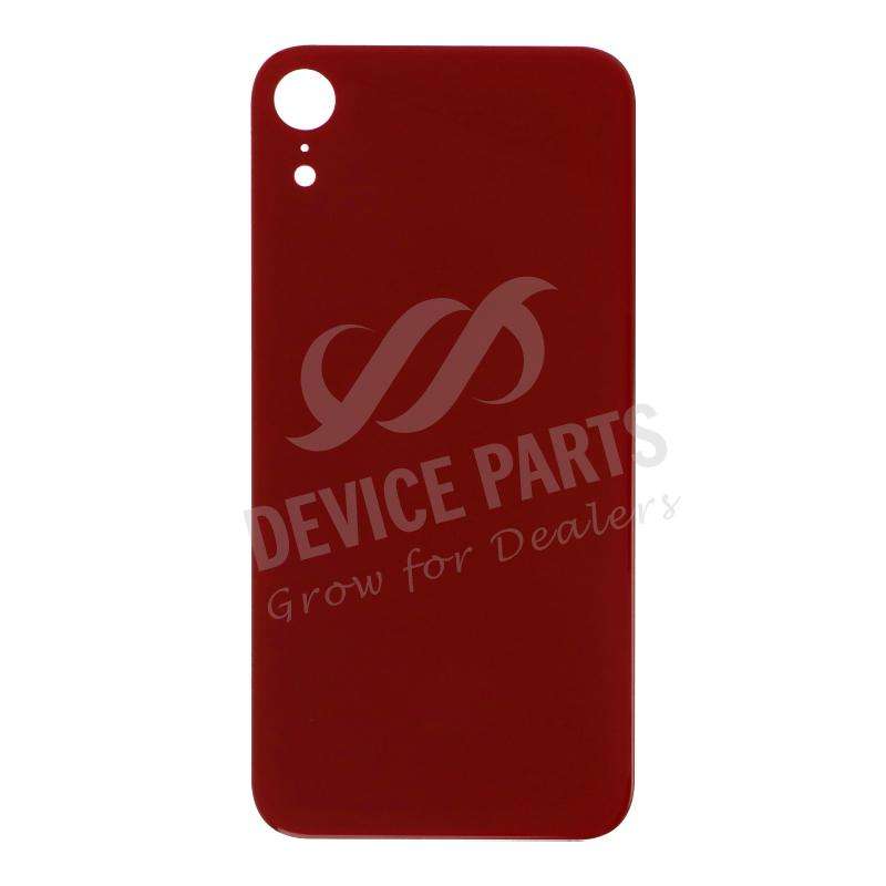 Battery Door with Adhesive for iPhone XR EU & Large Hole Version Red OEM