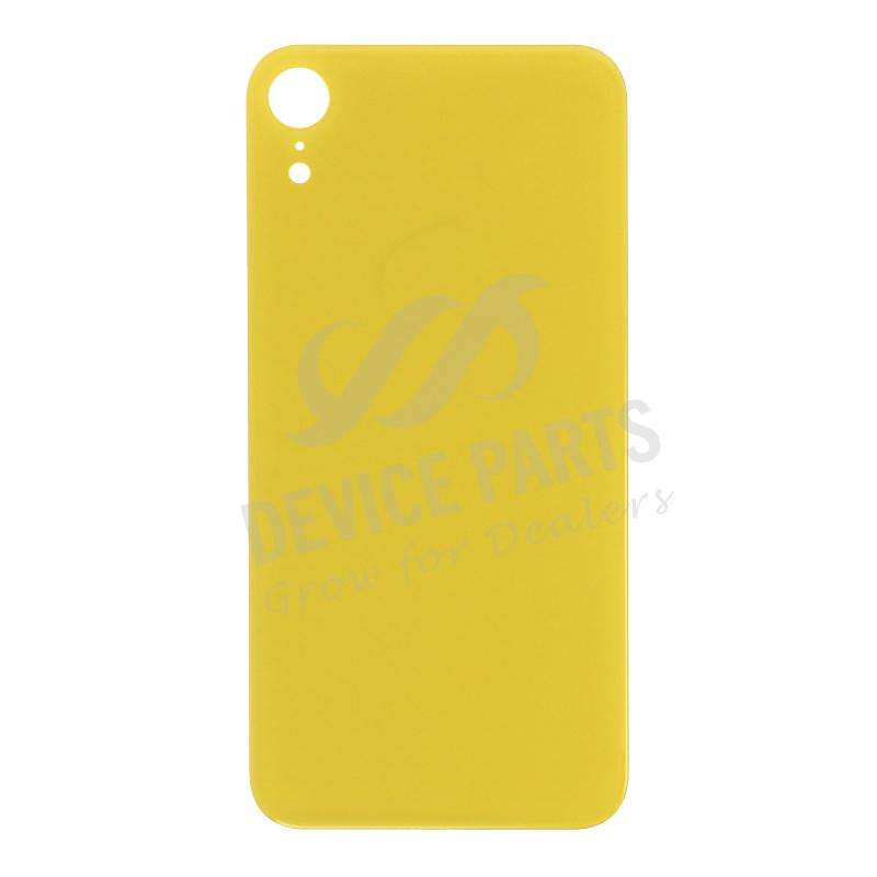 Battery Door with Adhesive for iPhone XR EU & Large Hole Version Yellow OEM