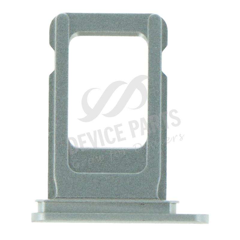 SIM Card Tray With Waterproof Rubber Ring for iPhone 11 Single Card Version White Ori