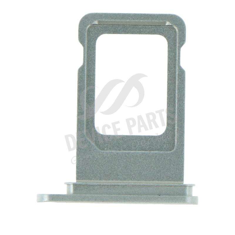 SIM Card Tray With Waterproof Rubber Ring for iPhone 11 Single Card Version White Ori