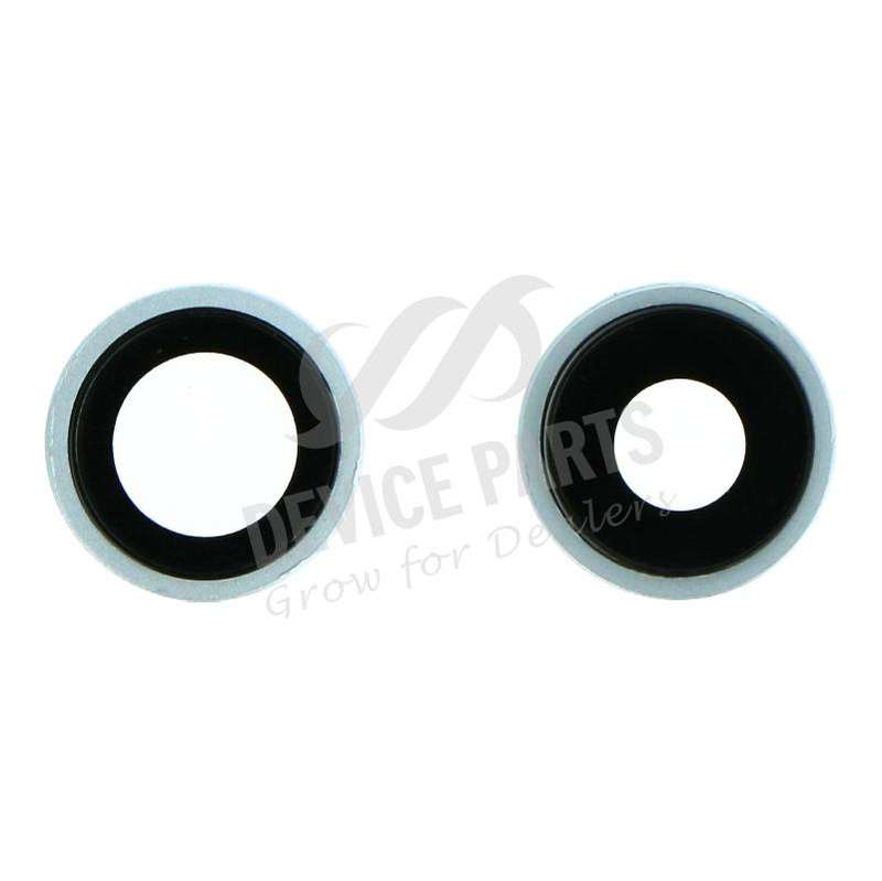 Back Camera Lens and Bezel for iPhone 11 White Ori 2pcs in one set
