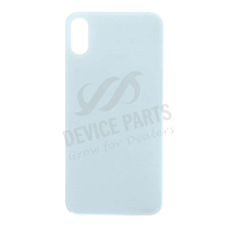 Battery Door with Adhesive for iPhone XS EU & Large Hole Version White OEM