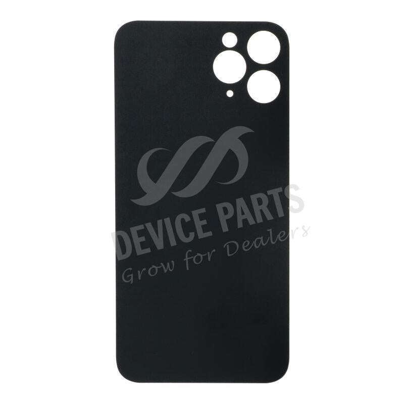 Battery Door with Adhesive for iPhone 11 Pro US & Large Hole Version Black OEM
