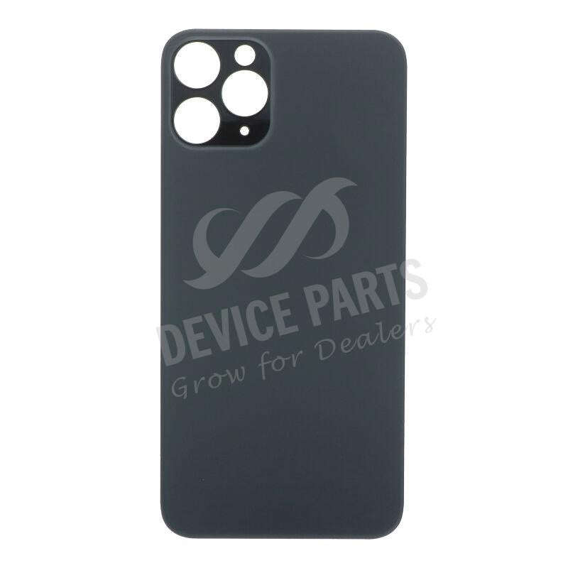 Battery Door with Adhesive for iPhone 11 Pro US & Large Hole Version Black OEM