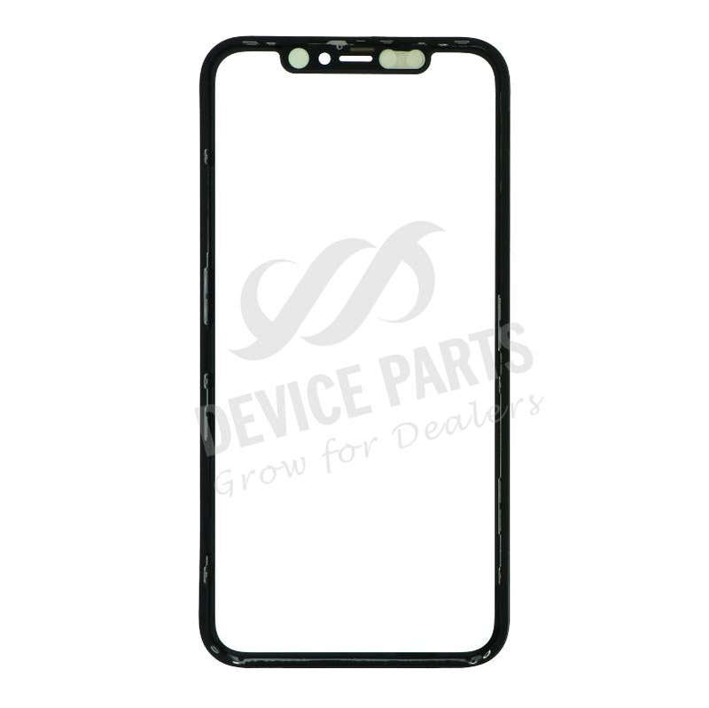 Glass Lens With Frame&OCA for iPhone 11 Black OEM