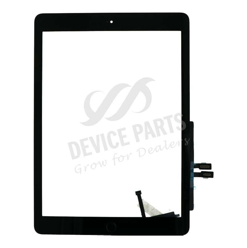 Touch Screen + Touch Screen Adhesive with Fingerprint Sensor Flex Cable for iPad 9.7 2018(iPad 6t...