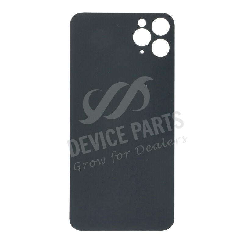 Battery Door with Adhesive for iPhone 11 Pro Max EU & Large Hole Version Black OEM