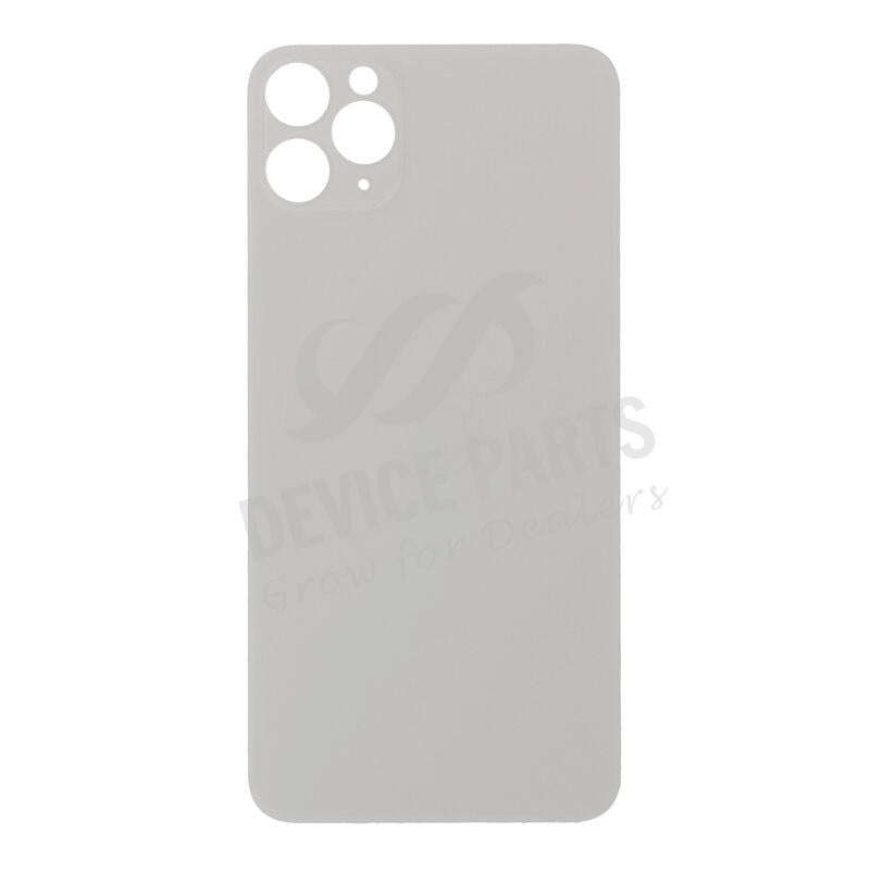 Battery Door with Adhesive for iPhone 11 Pro Max EU & Large Hole Version White OEM