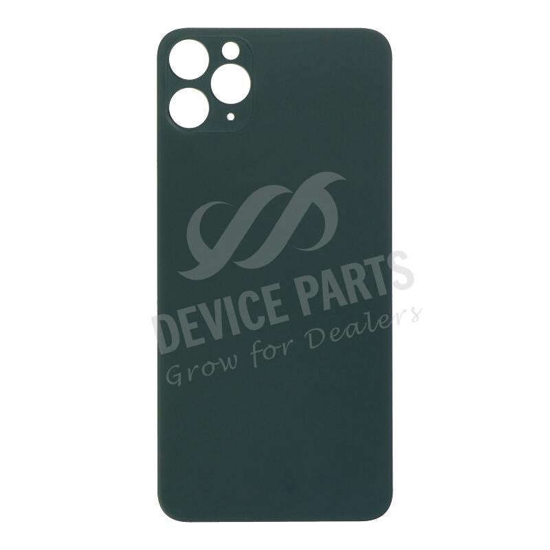 Battery Door with Adhesive for iPhone 11 Pro Max EU & Large Hole Version Green OEM