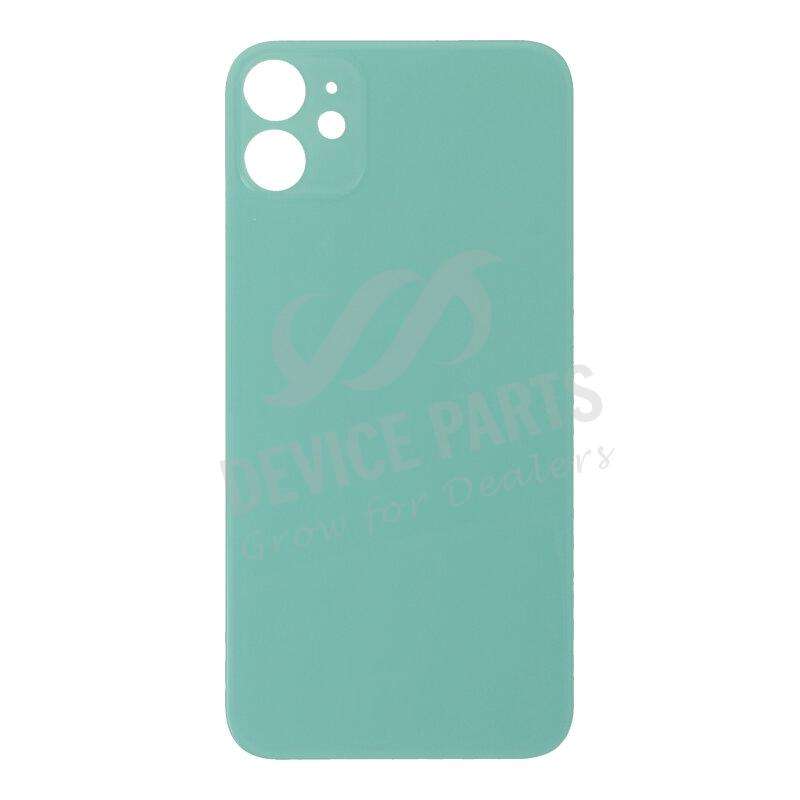 Battery Door with Adhesive for iPhone 11 EU & Large Hole Version Green OEM