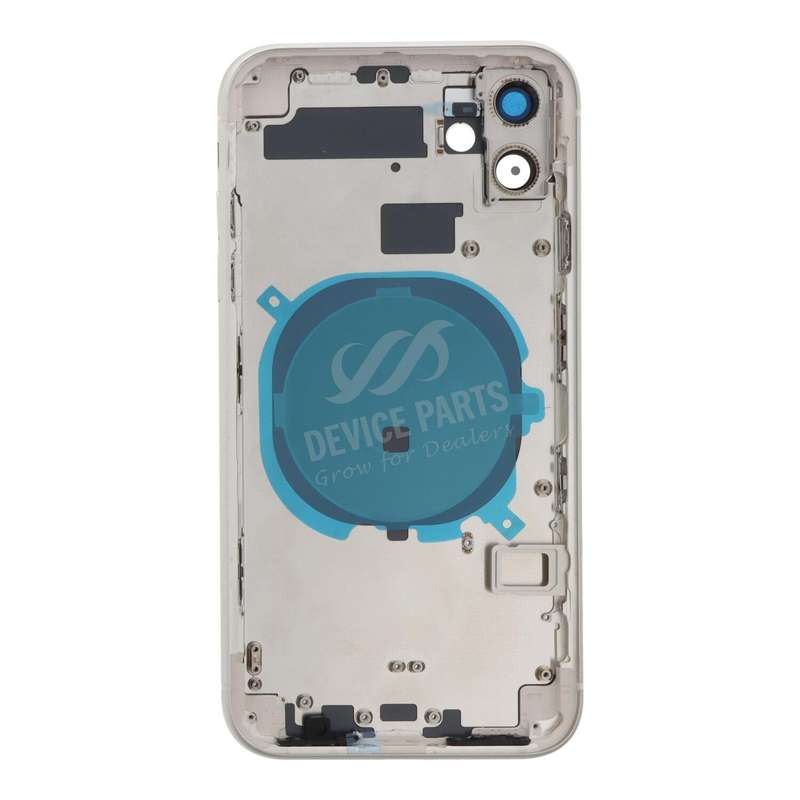 Middle Frame + Battery Door + Back Camera Lens and Bezel + Side Buttons + SIM Card Tray with Spea...