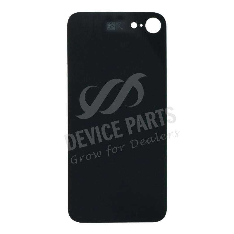 Battery Door with Adhesive for iPhone SE 2020/SE 2022 EU & Large Hole Version Black OEM