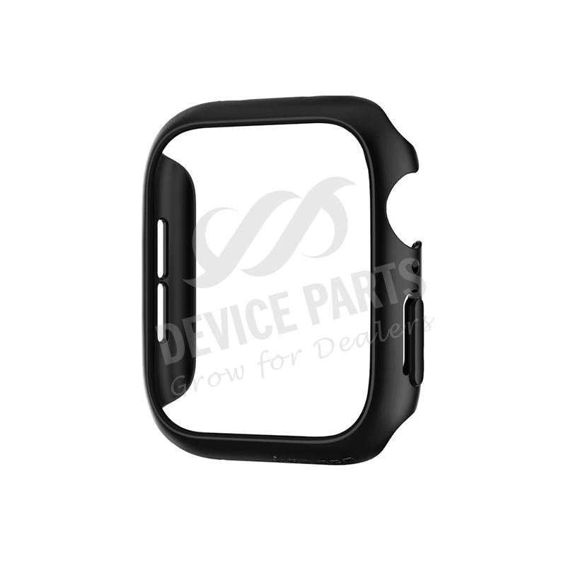Case with Screen Protector for Apple Watch Series 4 44mm/Series 5 44mm/Series 6 44mm/SE 44mm Black