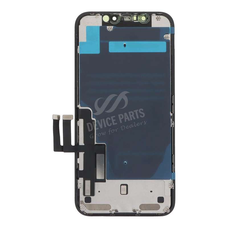 Screen Replacement with LCD Metal Plate for iPhone 11 C11 Black Ori