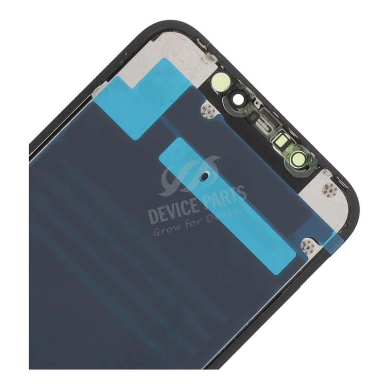 Screen Replacement with LCD Metal Plate for iPhone 11 C11 Black Ori