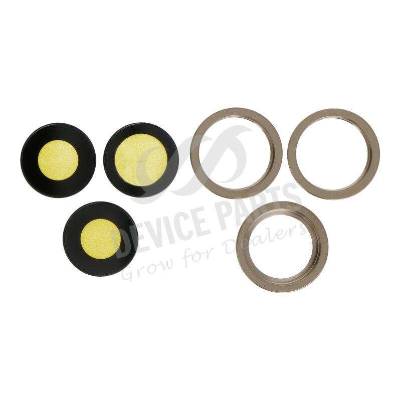 Back Camera Lens and Bezel for iPhone 12 Pro Gold Ori 6pcs in one set