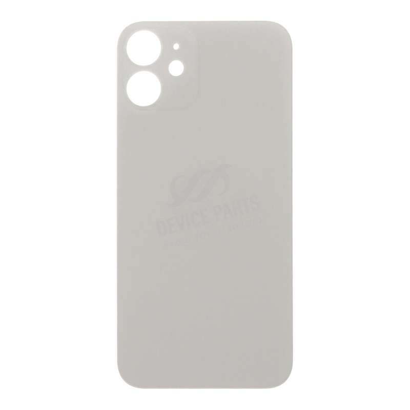 Battery Door with Adhesive for iPhone 12 Mini Large Hole White OEM