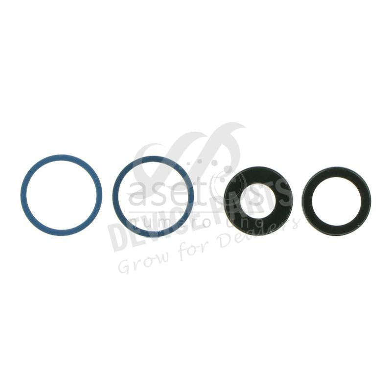 Back Camera Lens and Bezel for iPhone 12/12 Mini Blue Ori 2pcs in one set