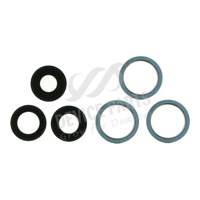 Back Camera Lens and Bezel for iPhone 12 Pro Max Blue Ori 3pcs in one set