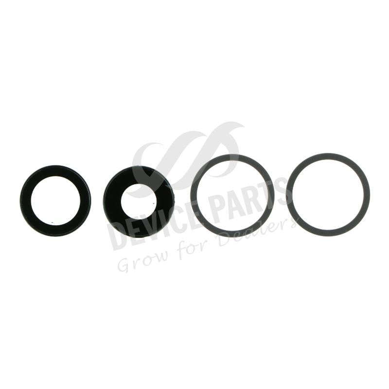Back Camera Lens and Bezel for iPhone 12/12 Mini Black Ori 2pcs in one set
