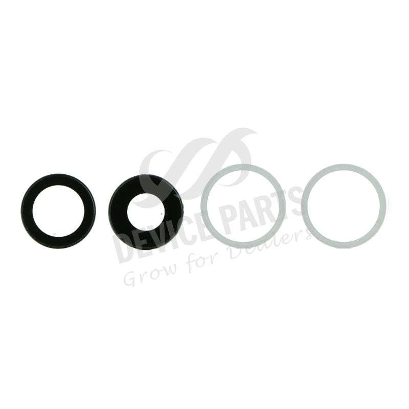 Back Camera Lens and Bezel for iPhone 12/12 Mini White Ori 2pcs in one set