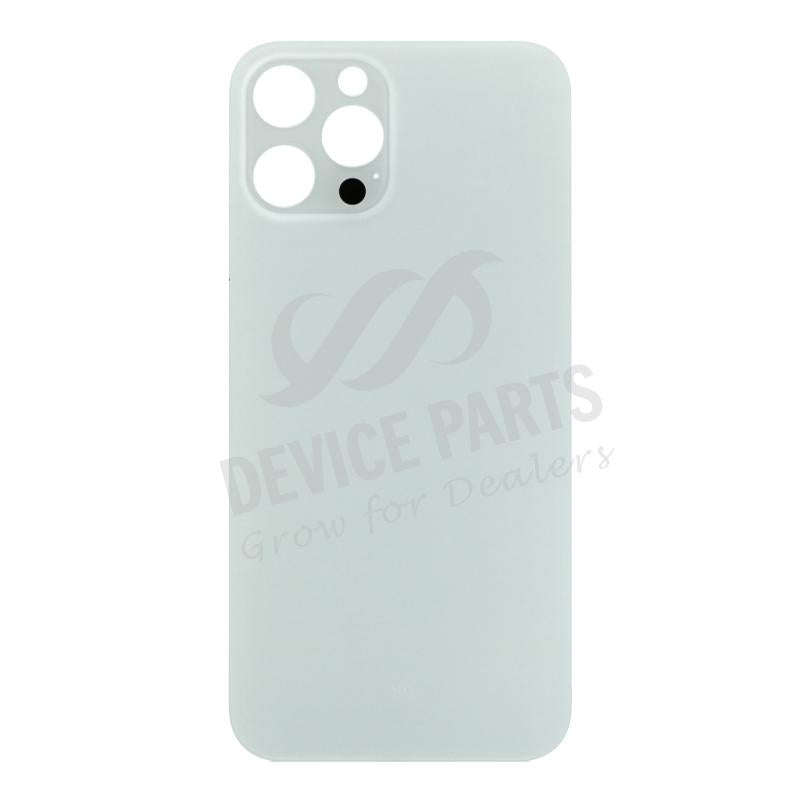 Battery Door with Adhesive for iPhone 12 Pro Max Small Hole Silver OEM