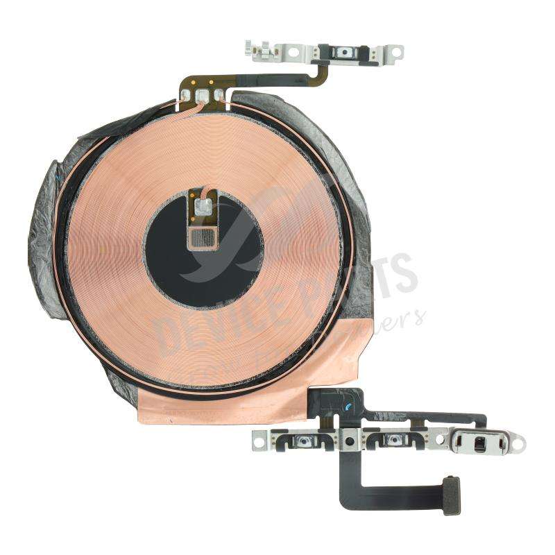 Wireless Charger Chip with Power Button Flex Cable for iPhone 12 Mini Ori R