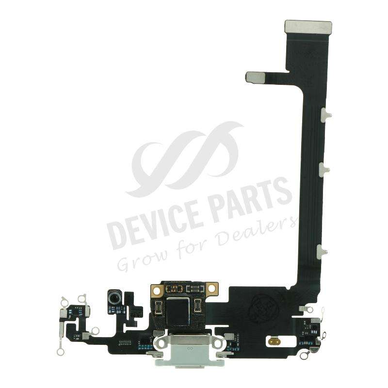 Charging Port Flex Cable with Board for iPhone 11 Pro Max White Ori R