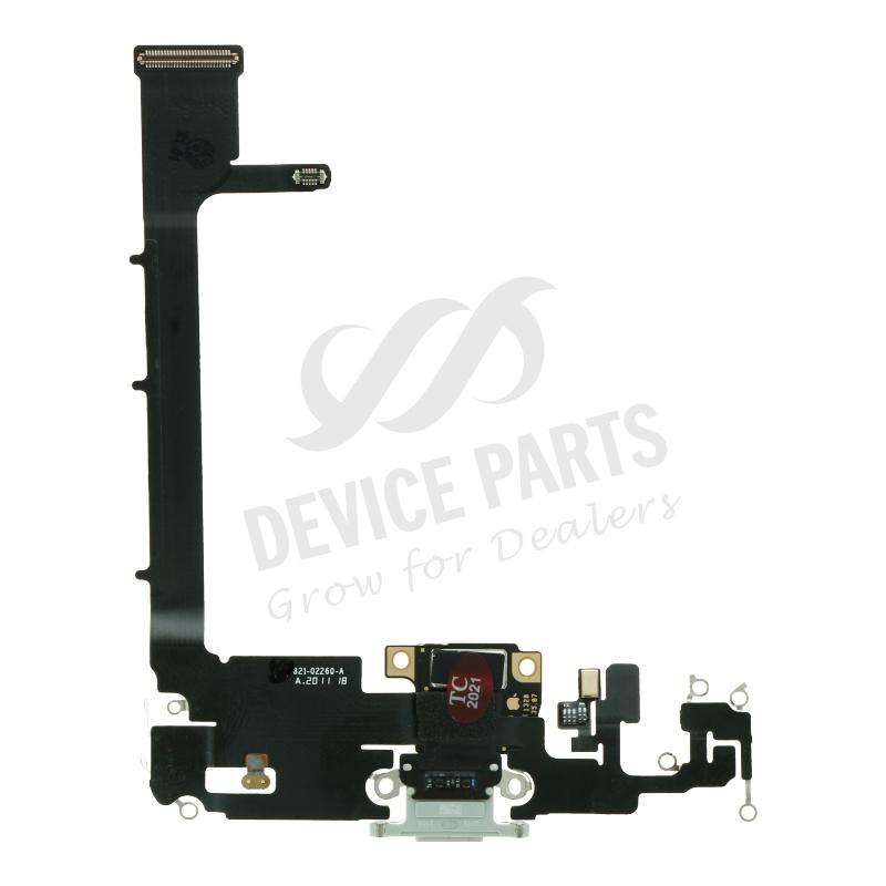 Charging Port Flex Cable with Board for iPhone 11 Pro Max White Ori R