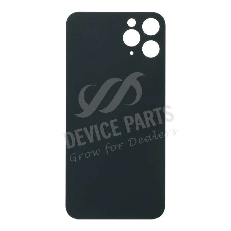 Battery Door with Adhesive for iPhone 11 Pro European & Small Hole Version Black OEM