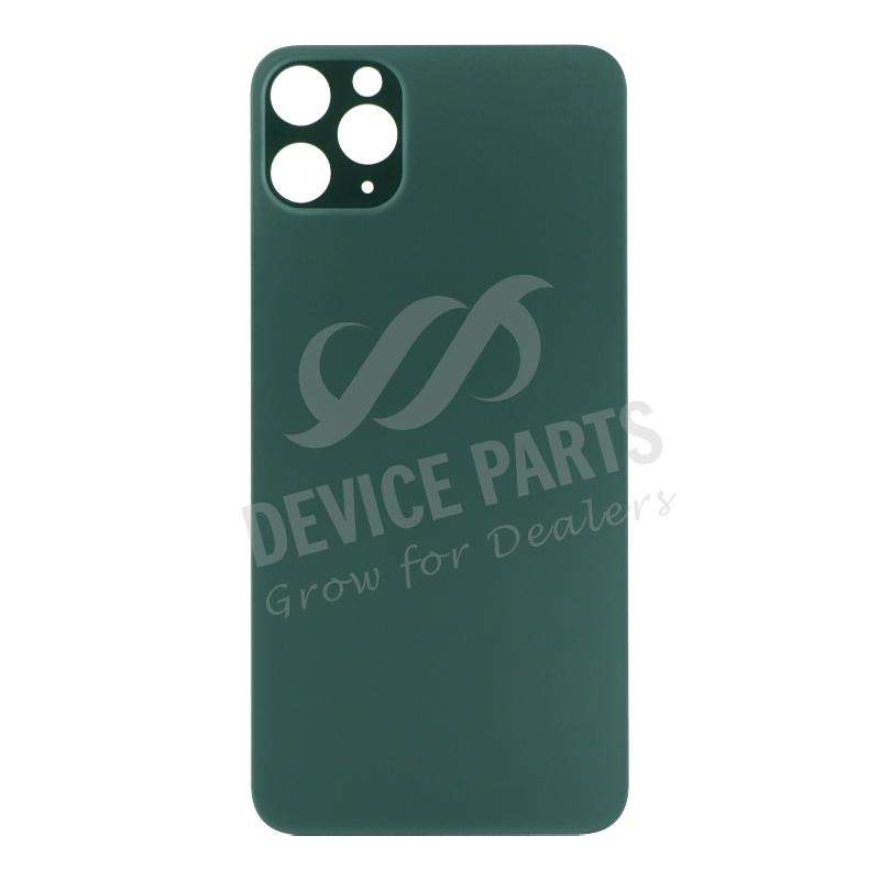 Battery Door with Adhesive for iPhone 11 Pro Max European & Small Hole Version Green OEM