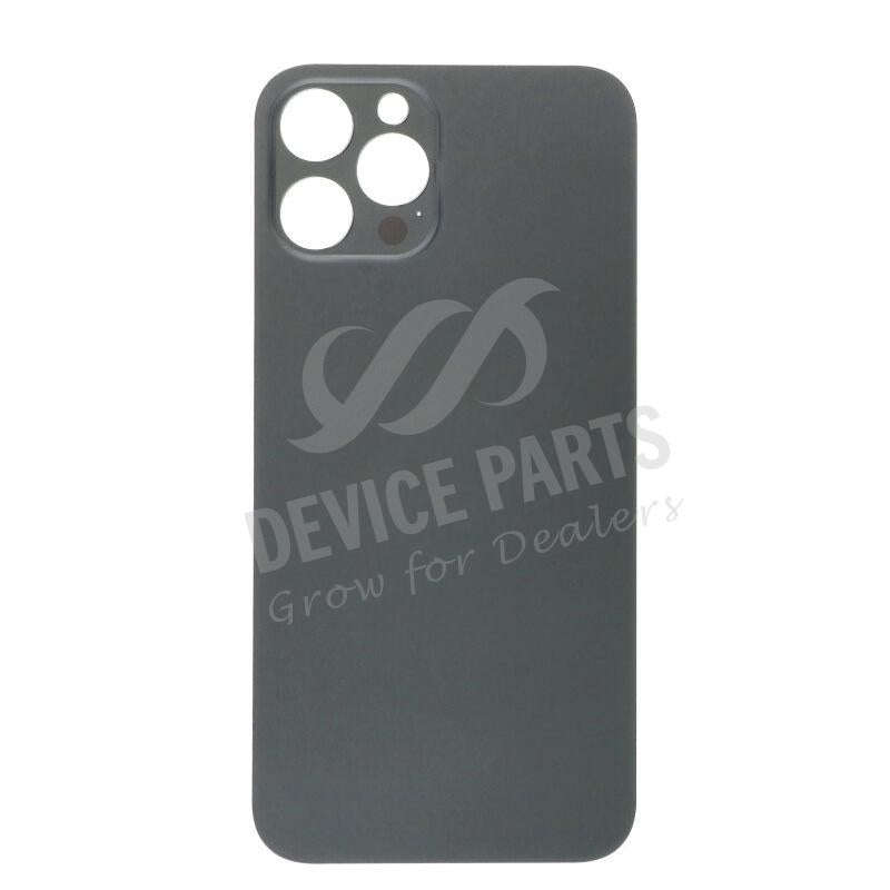 Battery Door with Adhesive for iPhone 12 Pro Max Large Hole Black OEM