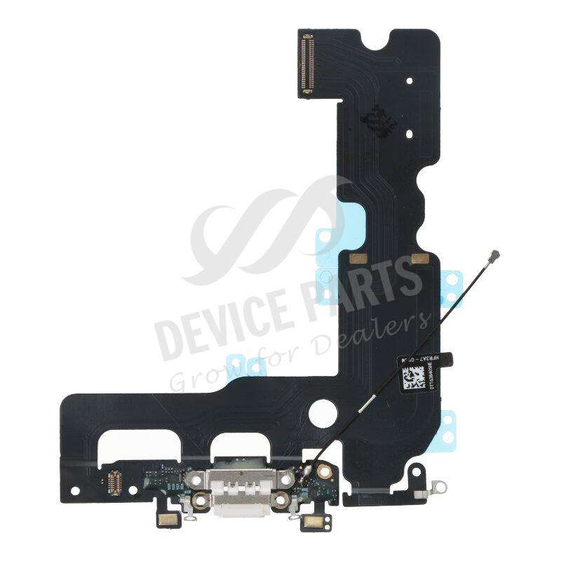 Charging Port Flex Cable for iPhone 7 Plus White without Logo OEM