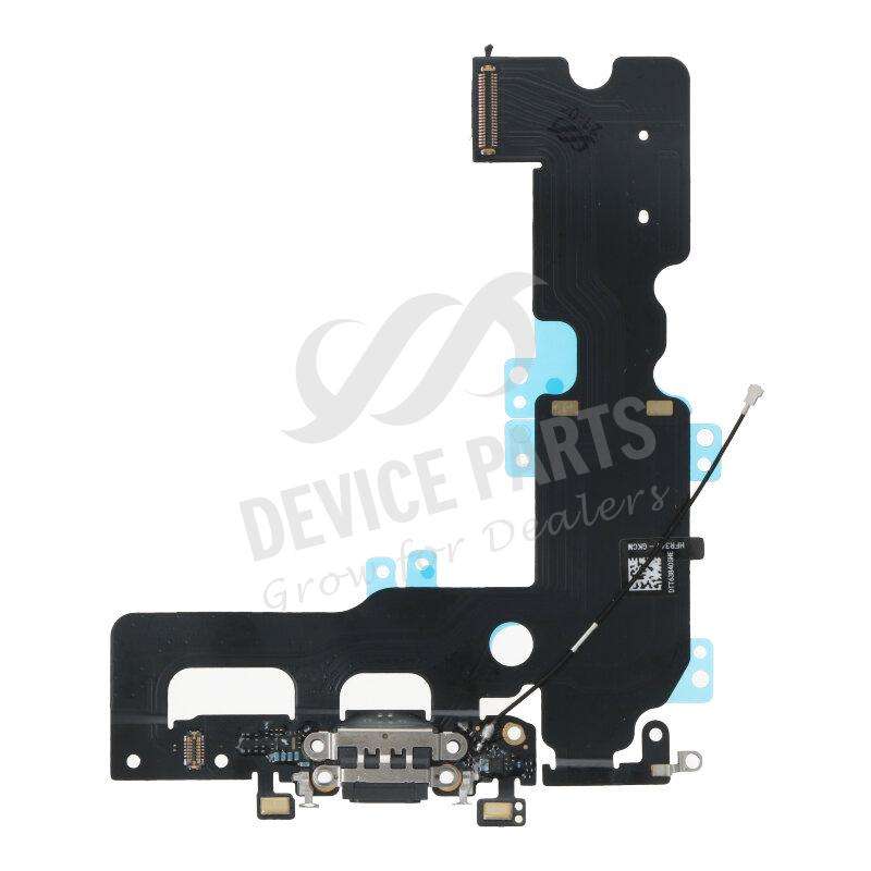 Charging Port Flex Cable for iPhone 7 Plus Dark Gray without Logo OEM