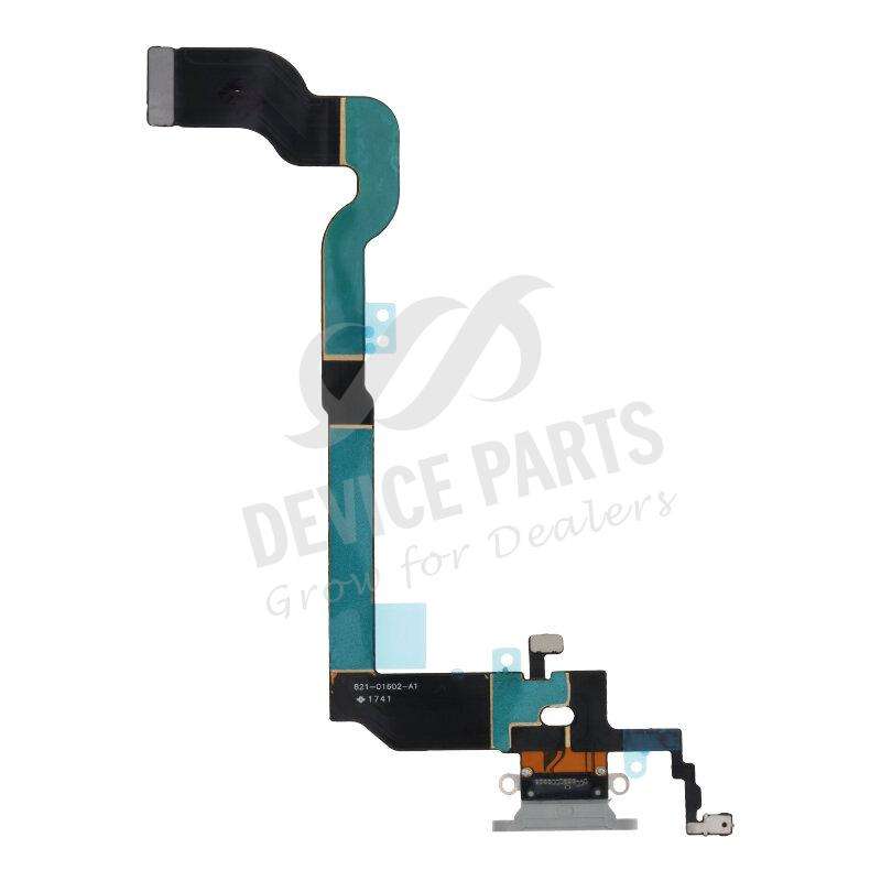 Charging Port Flex Cable for iPhone X Gray without Logo OEM