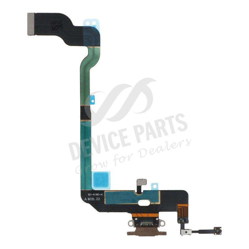 Charging Port Flex Cable for iPhone XS Gold without Logo OEM