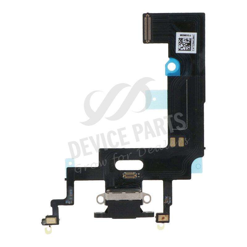 Charging Port Flex Cable for iPhone XR Black without Logo OEM