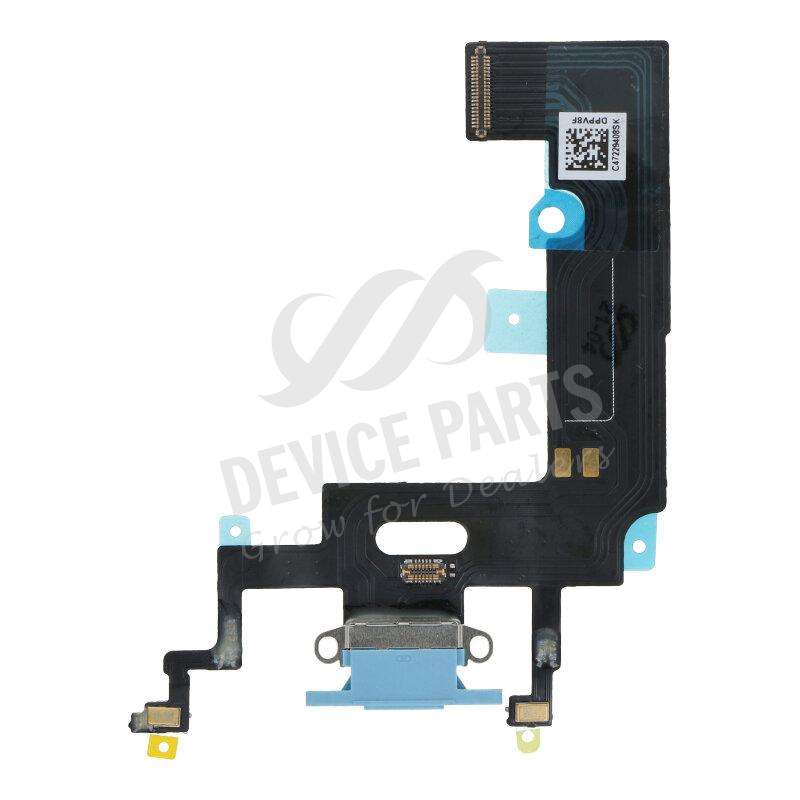 Charging Port Flex Cable for iPhone XR Blue without Logo OEM