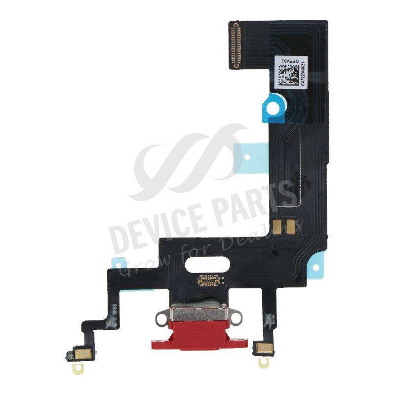 Charging Port Flex Cable for iPhone XR Red without Logo OEM