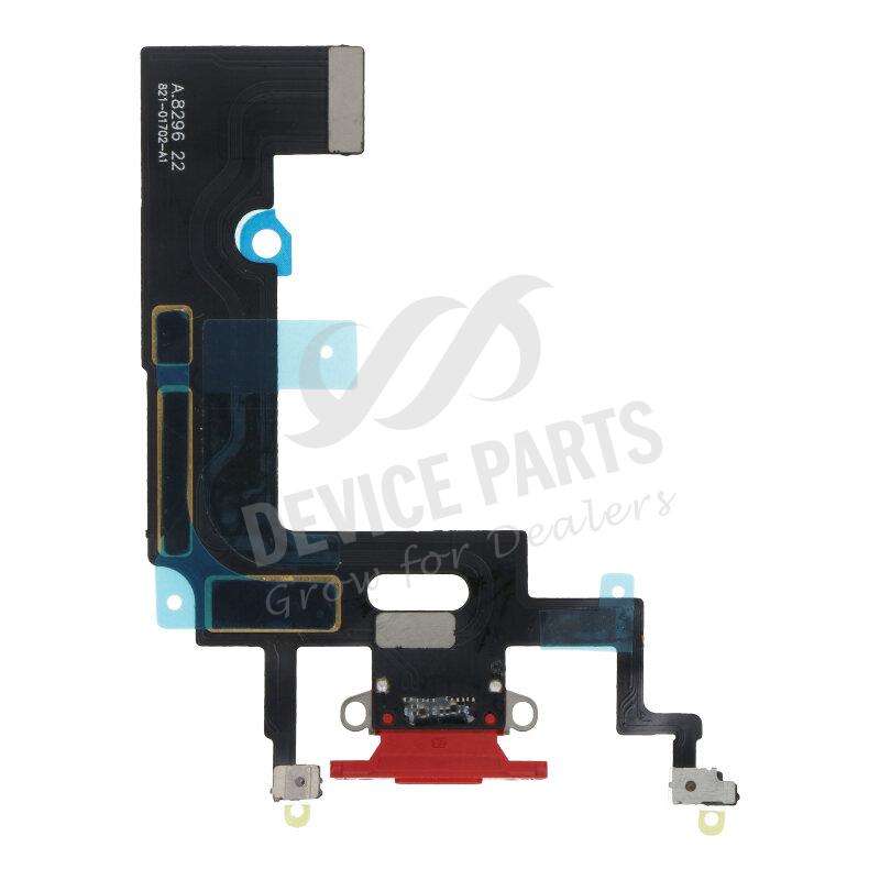 Charging Port Flex Cable for iPhone XR Red without Logo OEM
