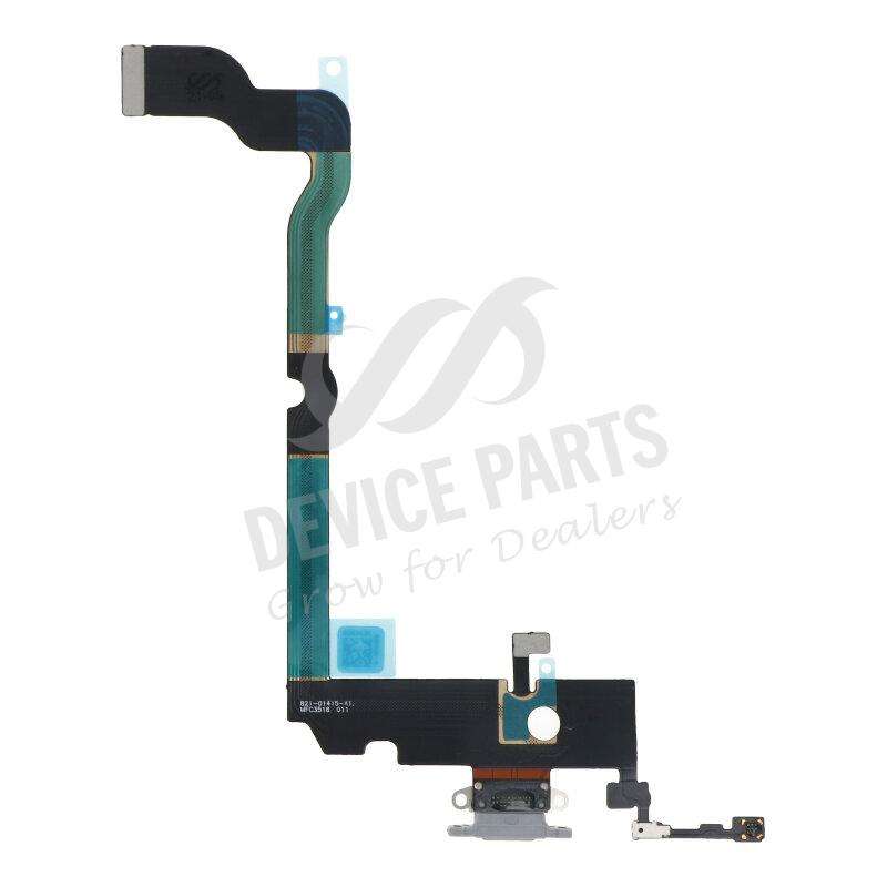 Charging Port Flex Cable for iPhone XS Max Gray without Logo OEM