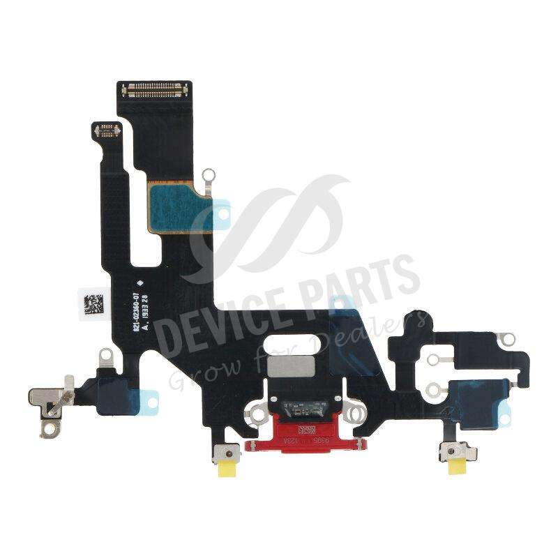 Charging Port Flex Cable for iPhone 11 Red without Logo OEM