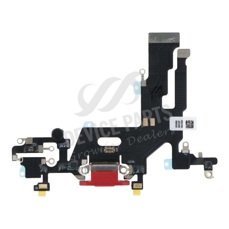 Charging Port Flex Cable for iPhone 11 Red without Logo OEM