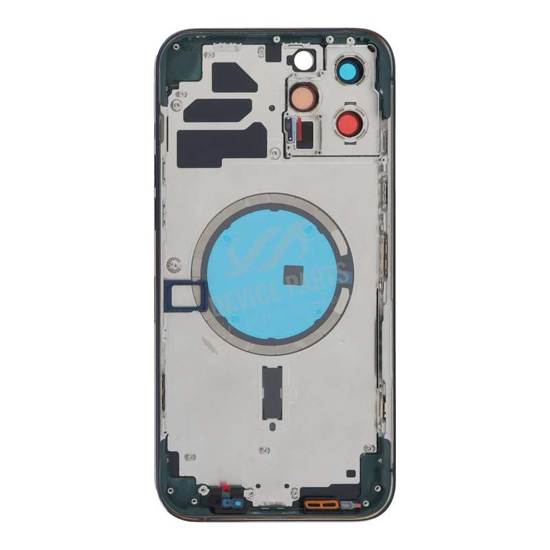 Middle Frame + Battery Door + Back Camera Lens and Bezel + Side Buttons + SIM Card Tray with Magn...