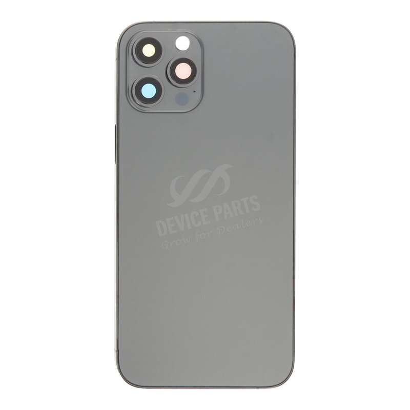 Middle Frame + Battery Door + Back Camera Lens and Bezel + Side Buttons + SIM Card Tray with Magn...