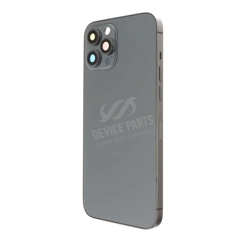 Middle Frame + Battery Door + Back Camera Lens and Bezel + Side Buttons + SIM Card Tray with Magn...